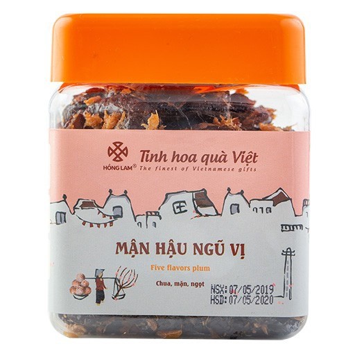 Ô Mai Mận Hậu Ngũ Vị Hồng lam - Vị Chua Cay Mặn Ngọt Gừng - Hộp (200g,300g,500g) | BigBuy360 - bigbuy360.vn