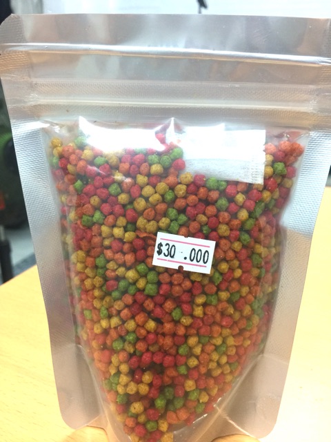 100g hạt trái cây cho vẹt date 03/2024.