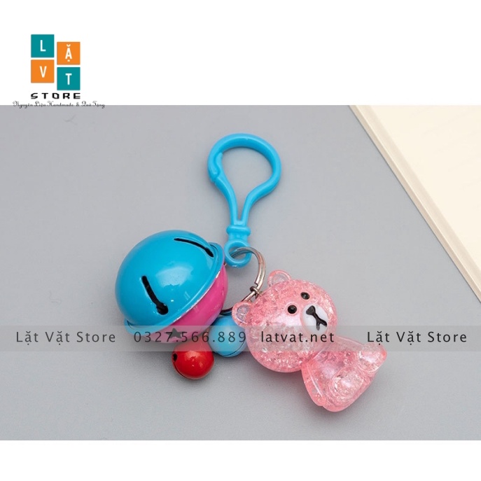 Móc khoá càng cua nhựa ABS dài 4,5 cm - 20 màu đơn sắc - làm đồ trang trí, treo quà tặng