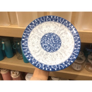 Đĩa tròn vân cổ 8 inch - Bát Tràng