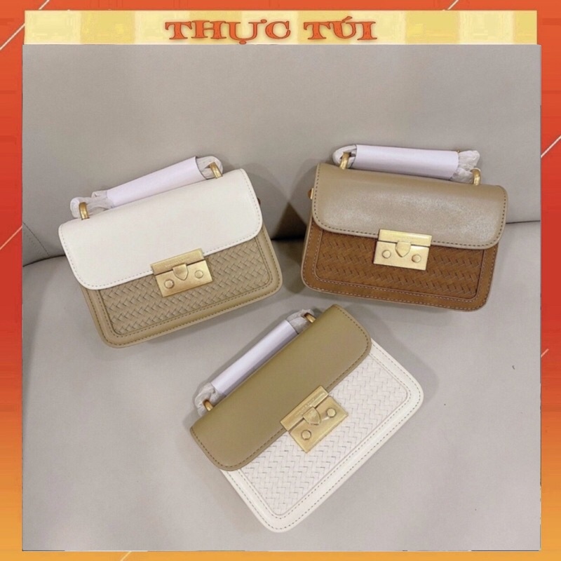 Túi C.Ka khoá vuông size 19cm đựng vừa điện thoại hàng chuẩn loại 1