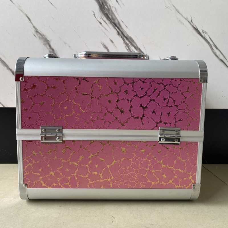 Cốp nhôm 2 tầng - cốp đựng đồ nail , nối mi , phun xăm sang chảnh