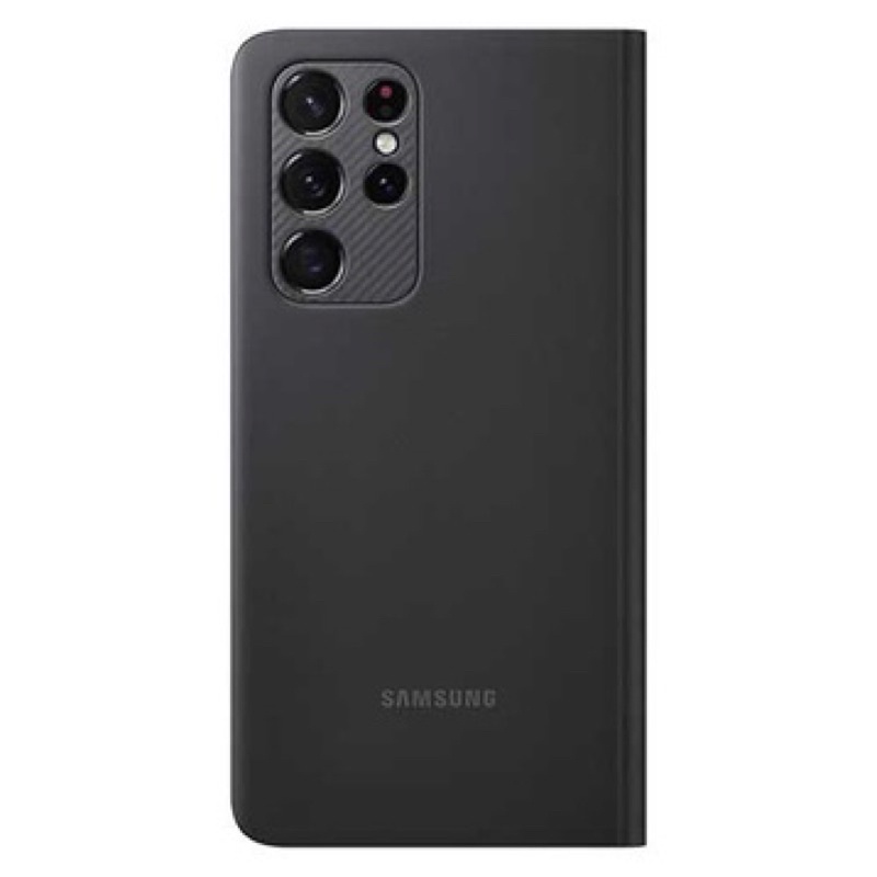 Chính hãng-KHÔNG hộp-KHÔNG kèm bút-Bao da Smart Clear View Cover có ngăn S Pen cho Galaxy S21 Ultra