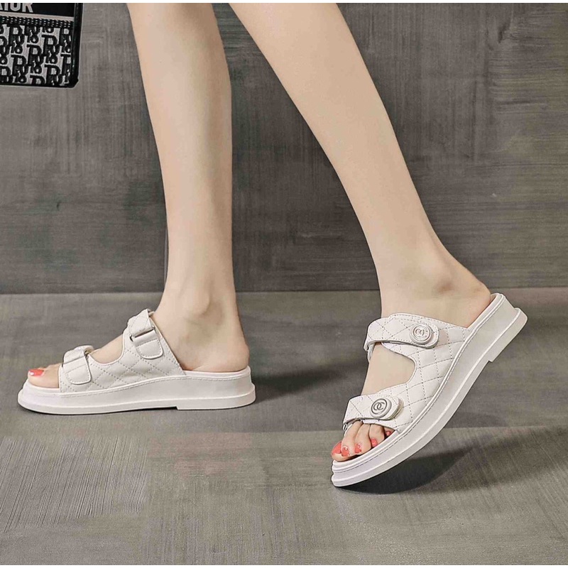 Dép lê 2 quai logo CN fullbox