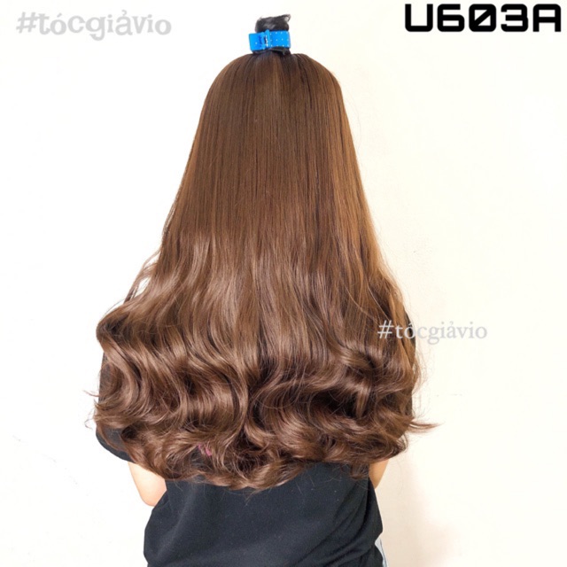 [ CAO CẤP ] < ẢNH THẬT > U603 BỘ U XOĂN DÀI 65CM