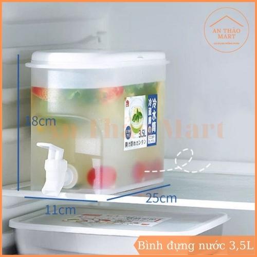 Bình Đựng Nước Để Tủ Lạnh, Bình Đựng Nước 3,5L Chuyên Dụng Để Trong Tủ Lạnh Siêu Tiện Lợi