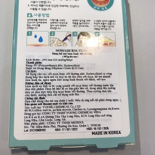 Combo 3 Miếng Dán Mụn Somaderm - Hộp 12 Miếng
