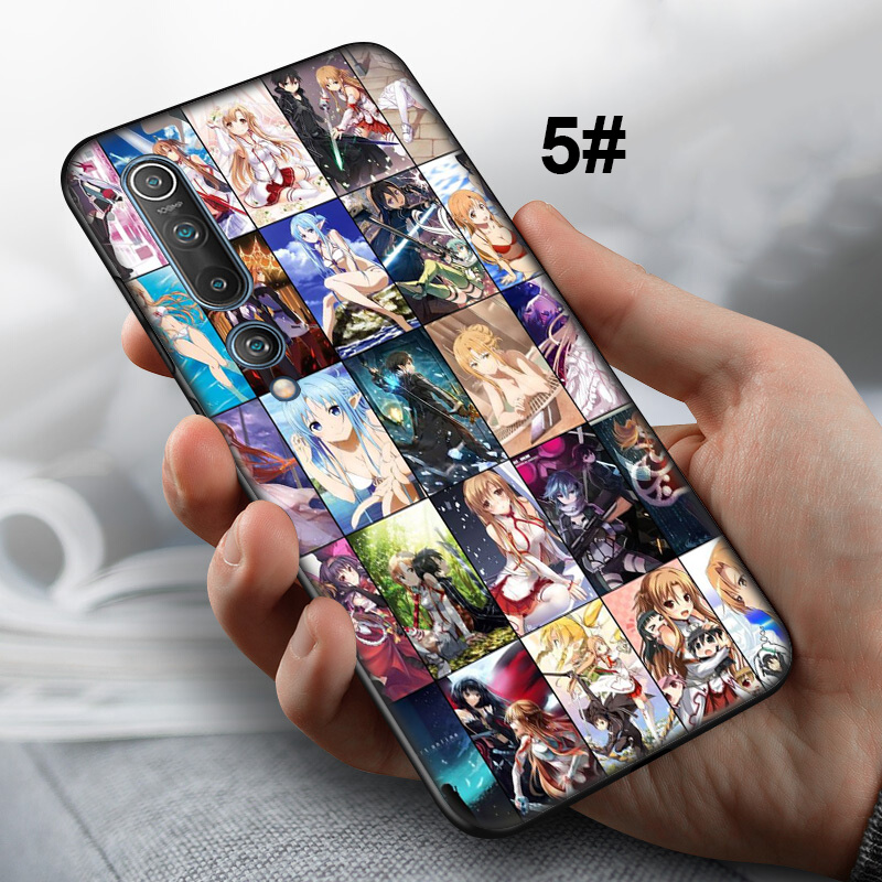 Ốp Lưng Mềm In Hình Sword Art Online Cho Xiaomi Mi Poco X3 Nfc F2 Pro Mix 2s Max 3 Note 10 Le73