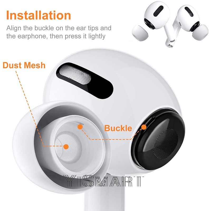 Nút Bọc Đầu Tai Nghe Bằng Silicone Cách Âm Cho Airpods Pro