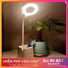 Đèn Bàn LED  Đọc Sách 𝗙𝗥𝗘𝗘 𝗦𝗛𝗜𝗣 Đèn Chống Cận 03 Chế Độ Ánh Sáng Vàng Bảo Vệ Mắt