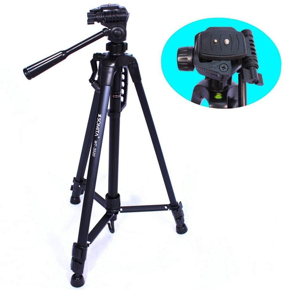 CHÂN GIÁ ĐỠ ĐIỆN THOẠI MÁY ẢNH CAO CẤP, TRIPOD WT-3520 CAO CẤP.