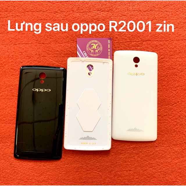 Nắp lưng oppo - vỏ sau oppo R2001 zin (như hình chụp)