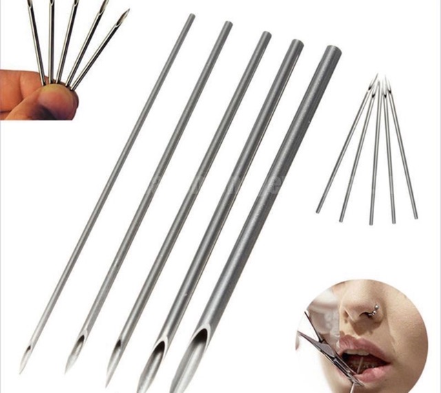 20 kim xỏ khuyên các size 12G - 14G - 15G - 16G - 18G - 20G