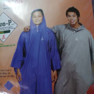 ÁO MƯA RANDO PONCHO CỔ RÙA TRƠN