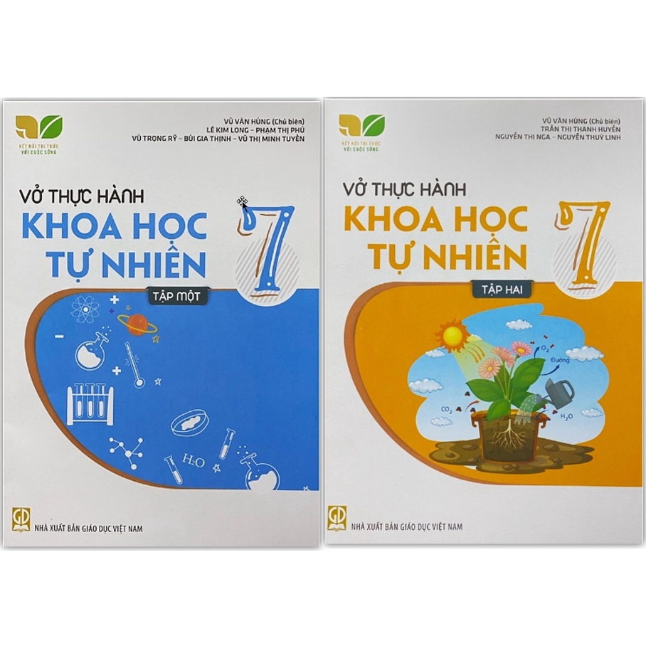 Sách - Combo Vở thực hành Khoa học tự nhiên lớp 7 tập 1+2