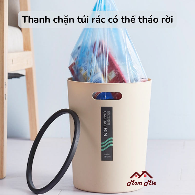 Thùng rác không nắp nhựa PP phong cách Nhật Bản - N013