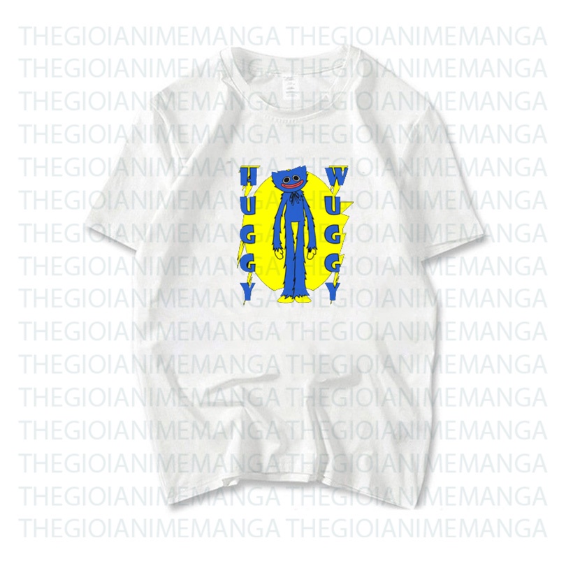 Áo thun phông trắng in hình game POPPY PLAYTIME  thời trang cá tính vải đẹp