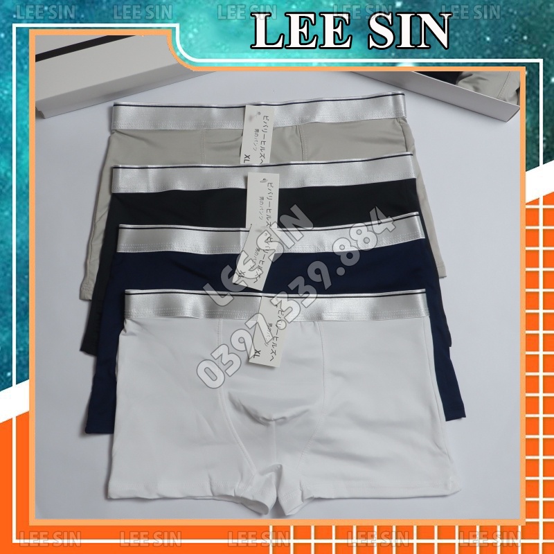 Quần sịp nam đùi thun lạnh, Quần sịp nam đùi co dãn 4 chiều thun lạnh boxer sexy rẻ đẹp | LEE SIN