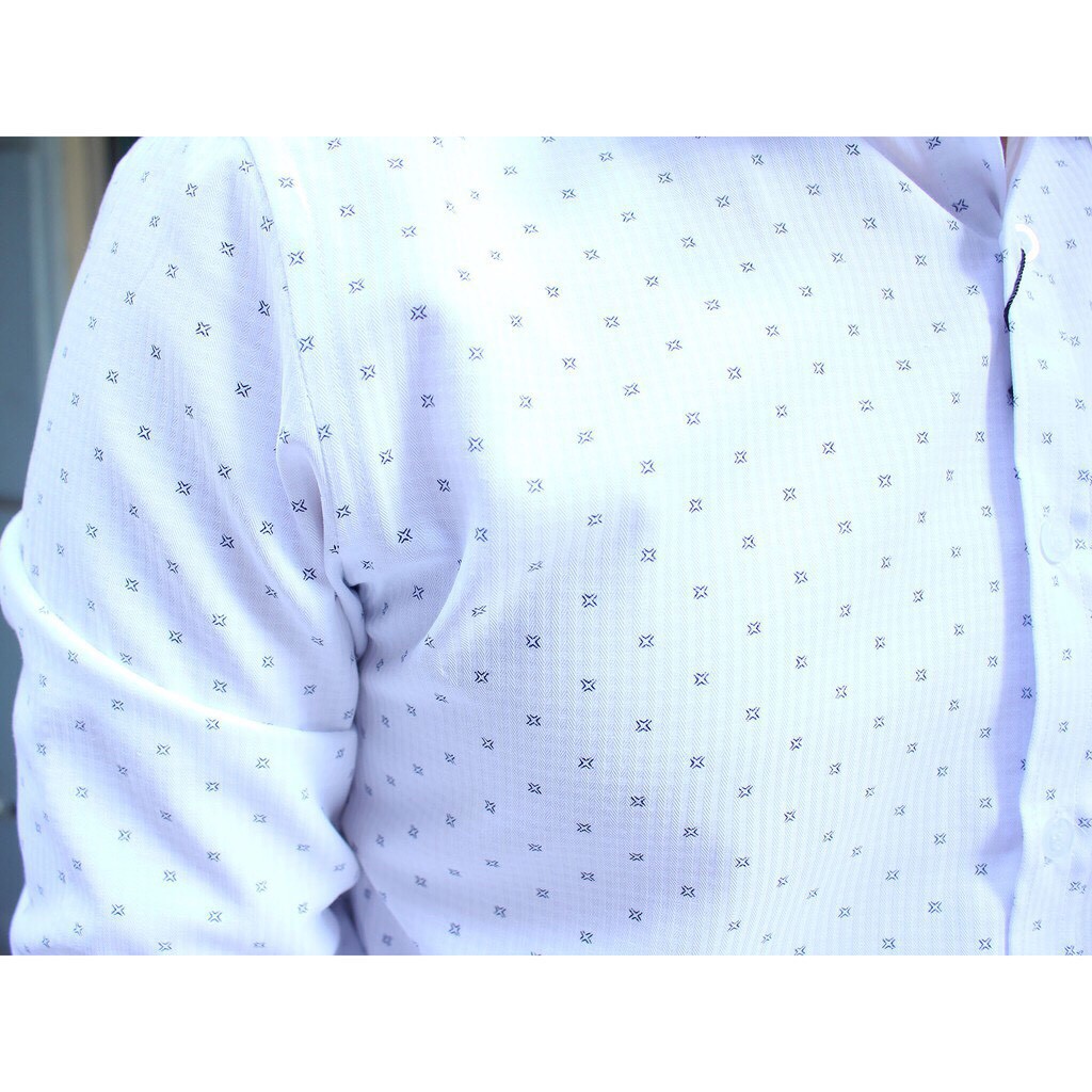 Áo Sơ Mi Nam Dài Tay Họa Tiết Chấm Bi Nhỏ TAHISM015 Chất Đẹp Dáng Ôm Cổ Bẻ Phong Cách Hàn Quốc | BigBuy360 - bigbuy360.vn