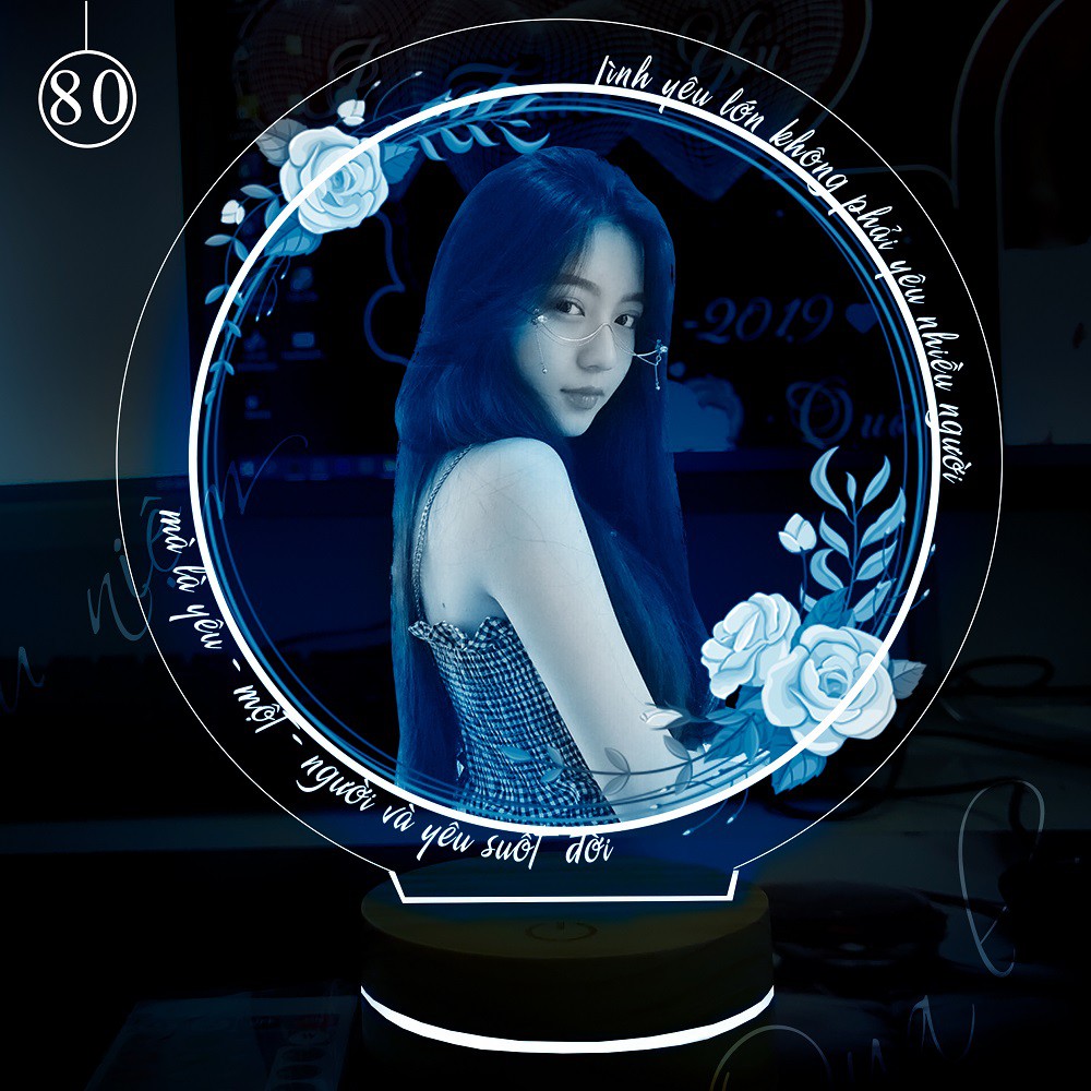 Quà tặng Đèn led 3D thiết kế theo yêu cầu  [Mẫu 80]