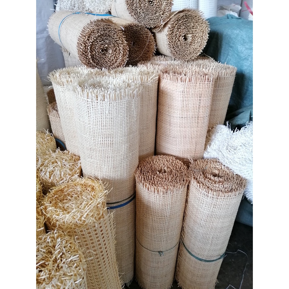 Mành mây caro trang trí đóng tủ, giường nội thất khổ 50 cm