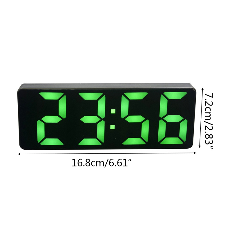 Đồng hồ báo thức điện tử có đèn điều khiển bằng âm thanh để bàn thông minh tiện lợi