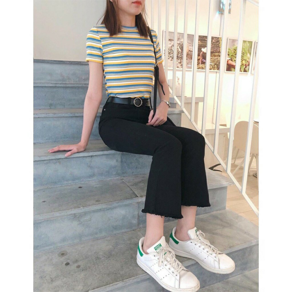 Quần Jeans Nữ Ống Loe Mẫu Hot Hit-3003