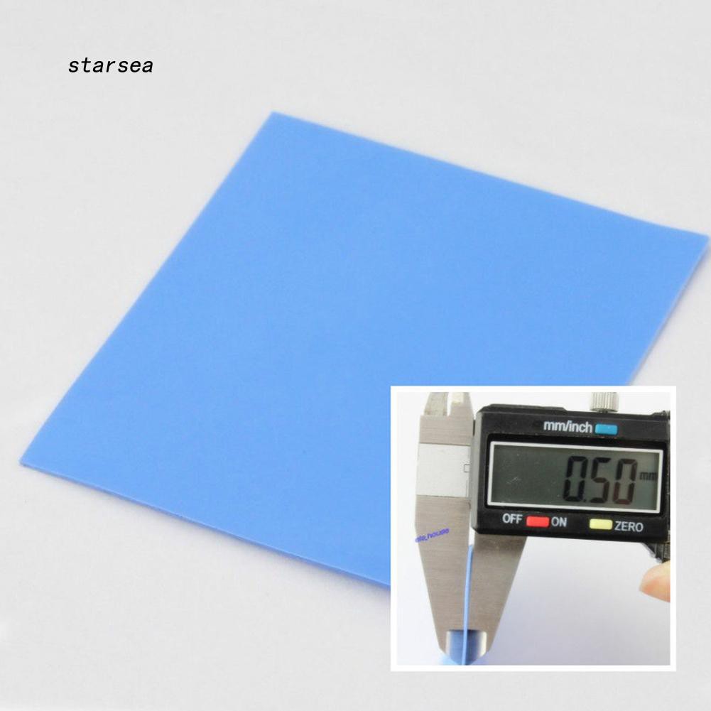 Tấm silicon tản nhiệt cho CPU GPU 100 X 100 X 0.5mm