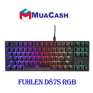 Bàn phím cơ chơi game tốt nhất Fuhlen D87S RGB đen