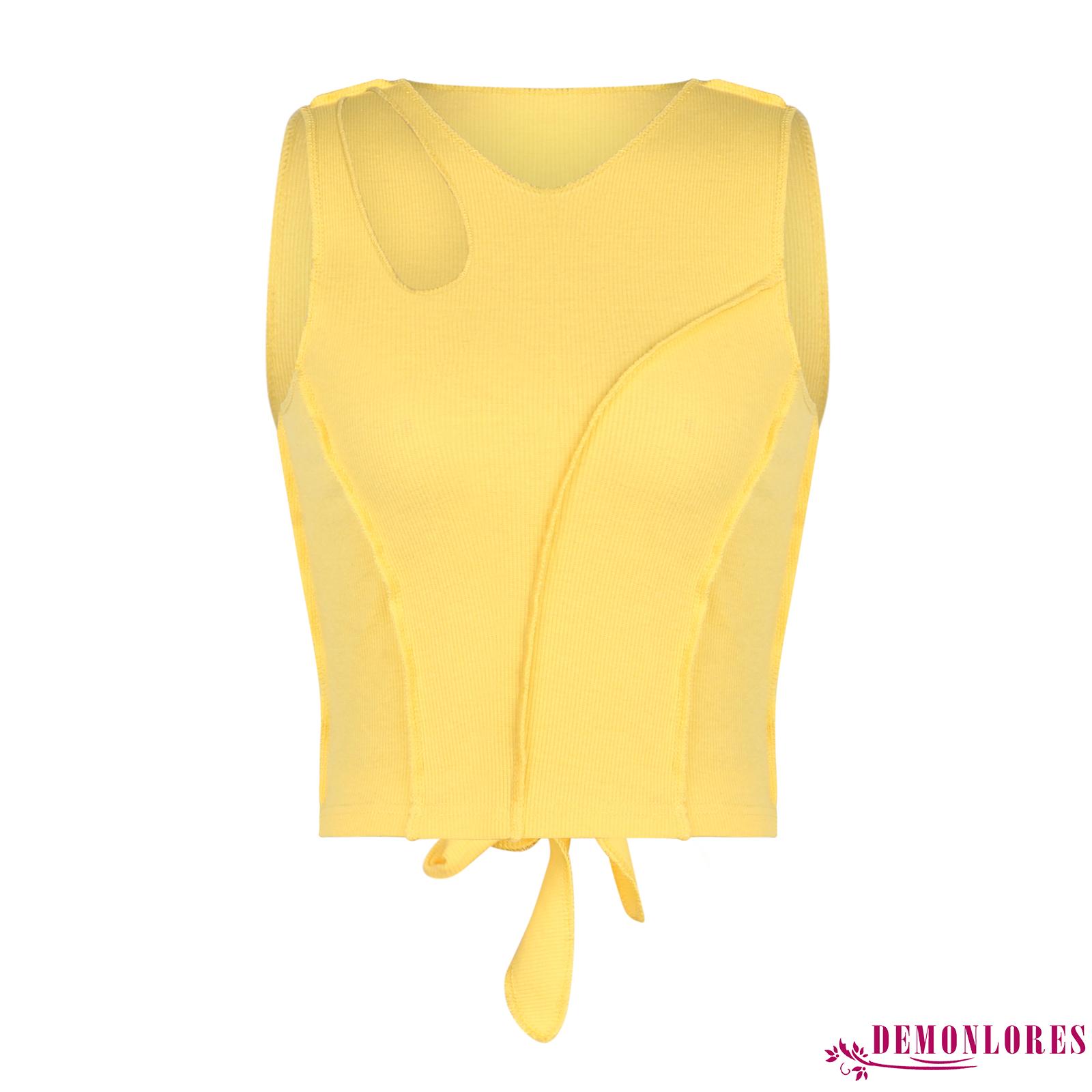 Áo Nữ Không Tay Kiểu Dáng Không Đối Xứng Thời Trang Quyến Rũ | BigBuy360 - bigbuy360.vn