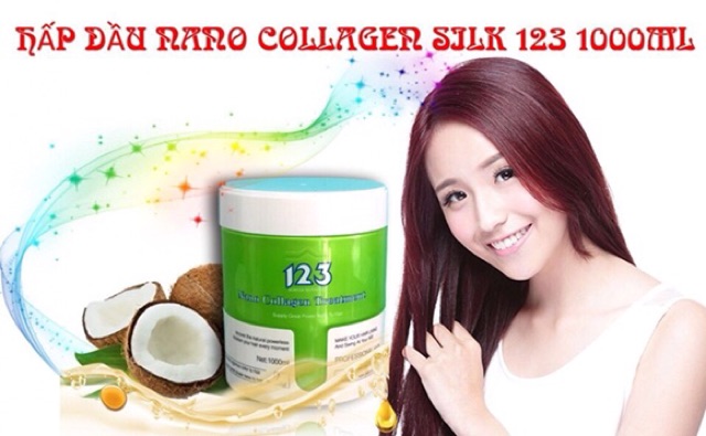 Hấp dầu Nano Collagen Silk 123 1000ml