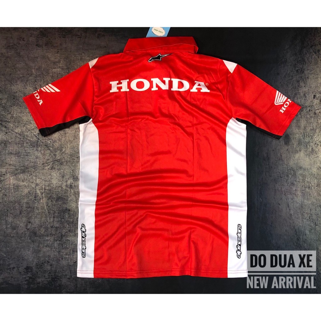 Áo thun đua xe polo Moto GP_Honda