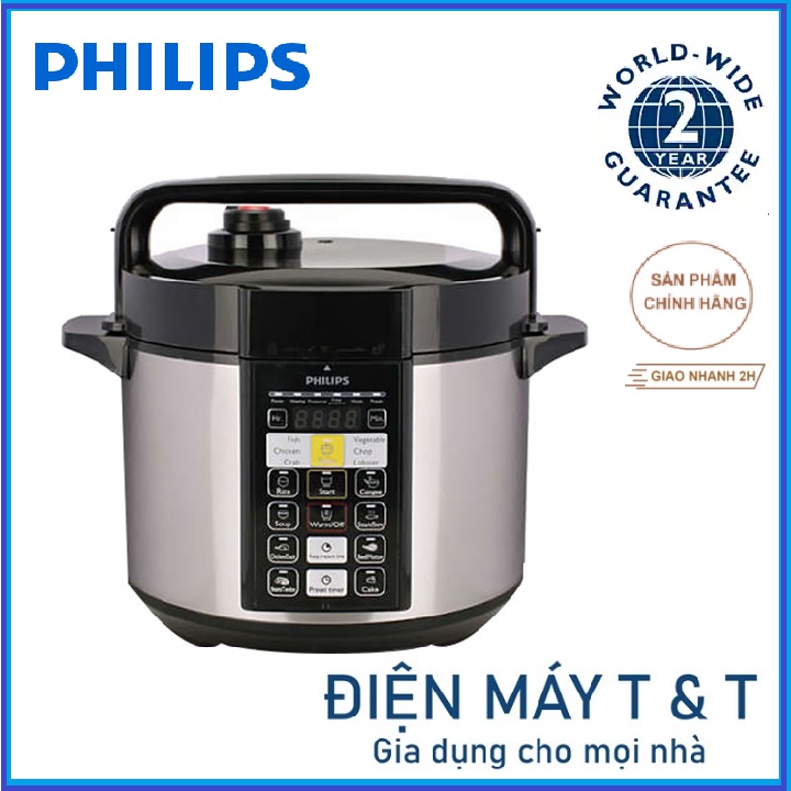 Nồi áp suất Philips HD2136, Hàng phân phối chính hãng