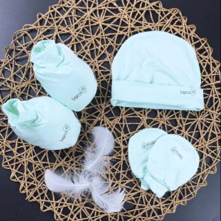 Set bao tay và bao chân sợi tre BON99 cho bé yêu