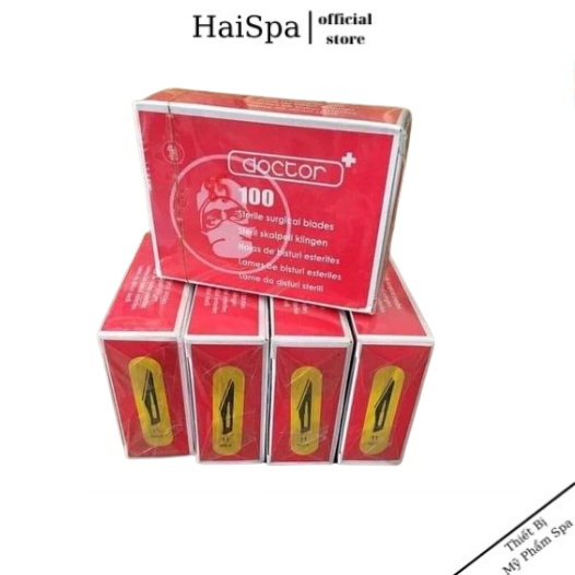 Hộp 100 lưỡi dao mổ Doctor số 11