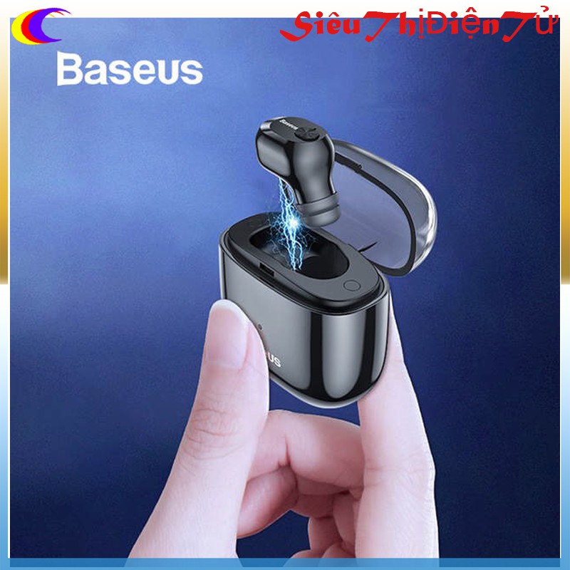 [Mã ELFLASH5 giảm 20K đơn 50K] TAI NGHE BASEUS A03 BLUETOOTH 1 BÊN TAI KIÊM ĐỘC SẠC