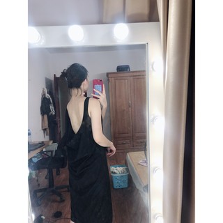 [ORDER] Váy thun hở lưng ulzzang (ẢNH THẬT Ở CUÔI) - B7.45