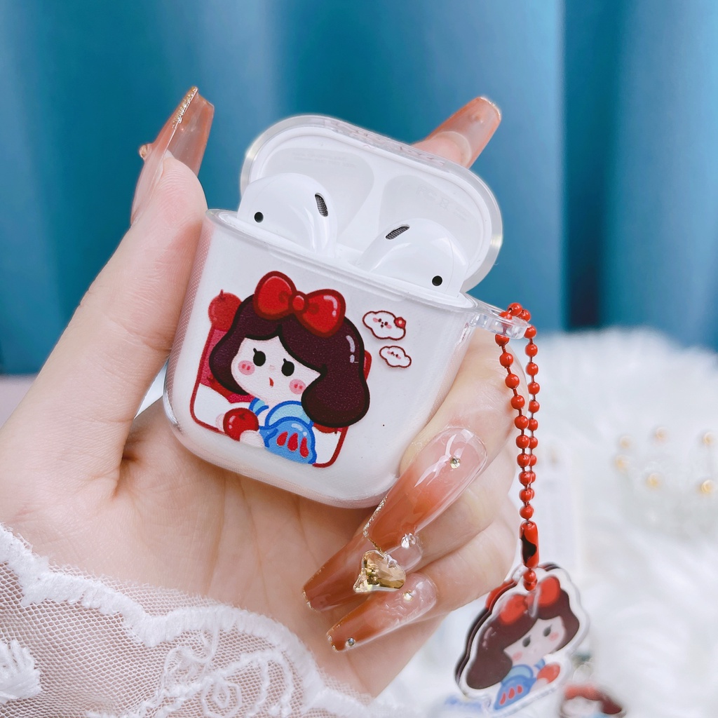 Vỏ Bảo Vệ Hộp Sạc Tai Nghe AirPods3 AirPods3 AirPods2gen Màu Trắng Dễ Thương Ốp