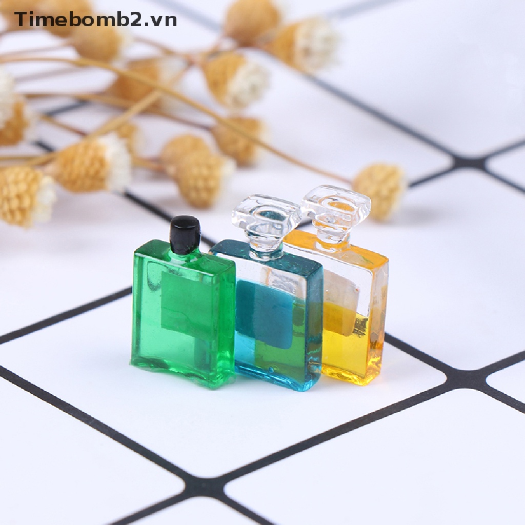 Bộ 6 Lọ Nước Hoa mini Tỉ Lệ 1: 12 Trang Trí Nhà Búp Bê