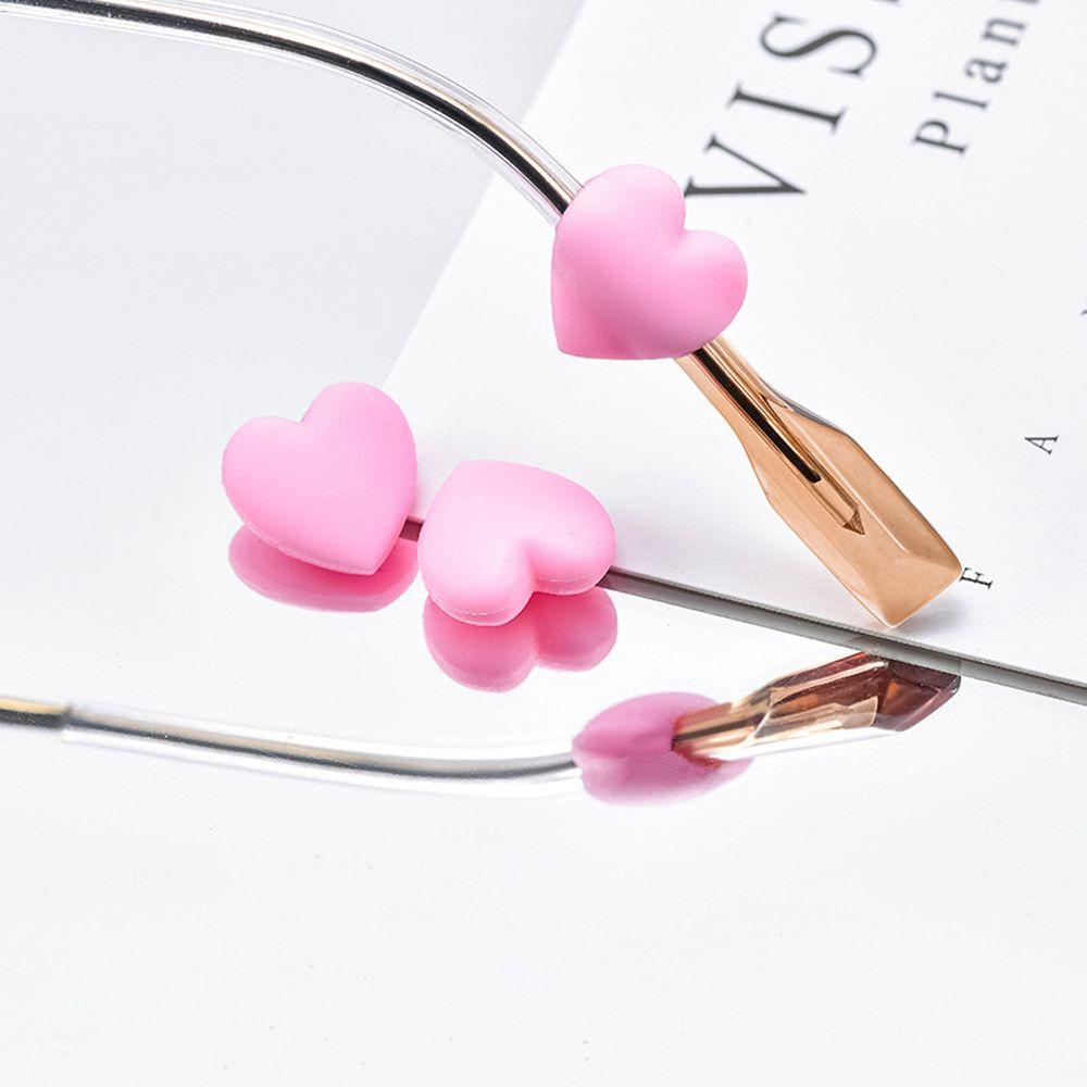 AROMA Móc Kẹp Tai Giữ Mắt Kính Chống Trượt Mềm Mại Hình Trái Tim Cho Trẻ Em