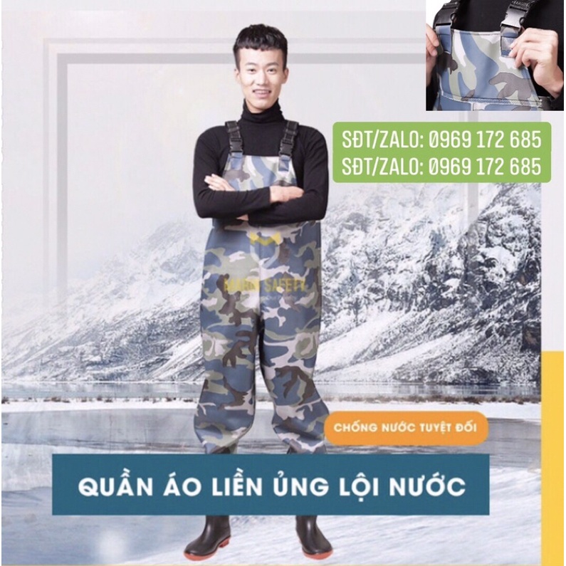 Quần áo lội nước loại dày nhất 1,1zem