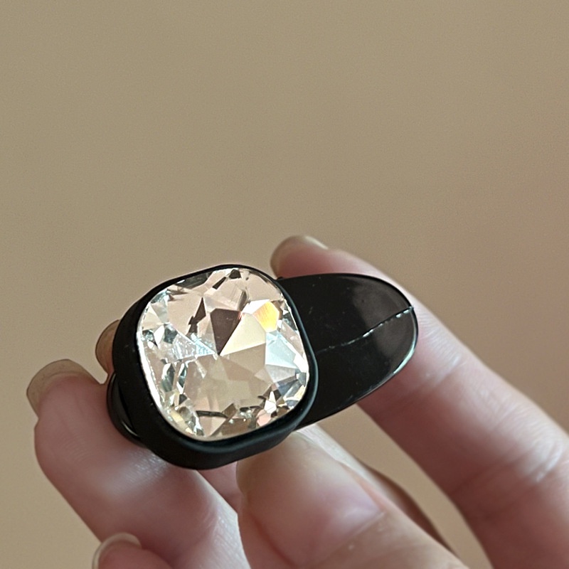 Sang trọng nhỏ vuông pha lê nữ Kẹp tóc thời trang công chúa Phụ kiện tóc Kẹp tóc