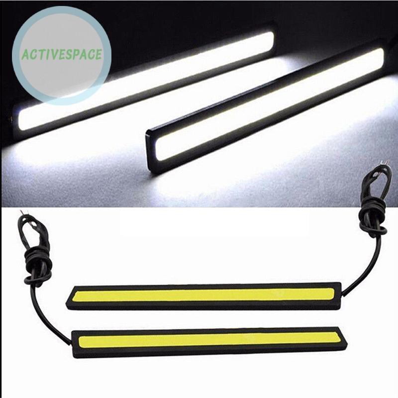 Bộ 6 thanh đèn LED ban ngày 12V 336LM 180° chống thâm nước màu trắng cho xe hơi