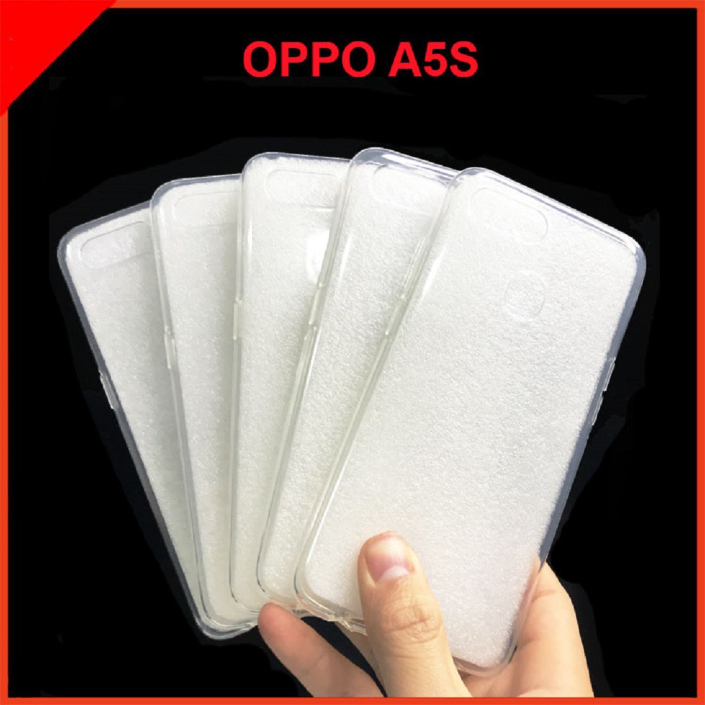&quot;Ốp Dẻo Trong Oppo A5s &quot; Loại Dày_Không ố vàng, chống trầy xước va đập TimShop