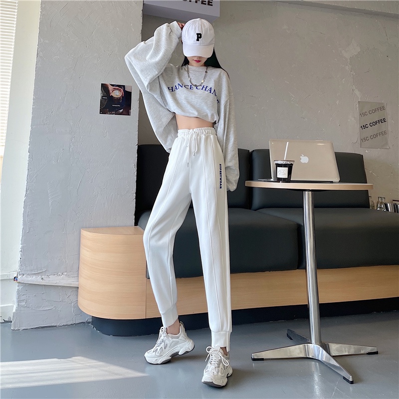 SUXI Quần ống rộng thiết kế mới thời trang mùa thu theo phong cách Hàn Quốc sành điệu dành cho nữ