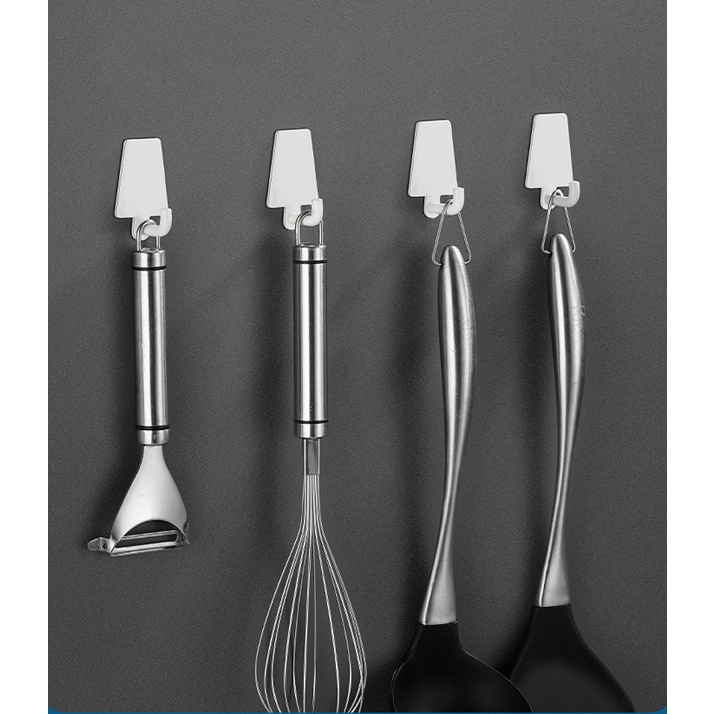 Móc Treo Khăn / Chìa Khóa / Dù / Đồ Dùng Dán Tường Bằng Inox Chống Ẩm Tiện Dụng