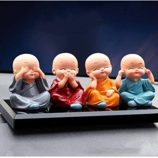 Bộ tượng tứ không 4 điều không 4 chú tiểu, bộ 4 tượng phật phong thủy