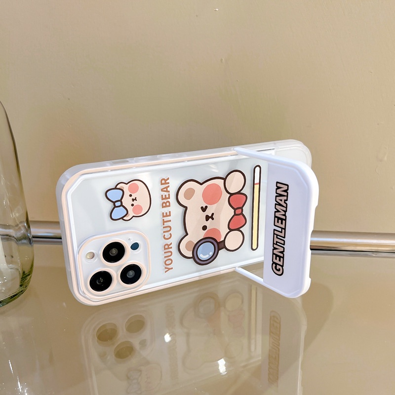 Ốp Điện Thoại In Hoạt Hình Kèm Giá Đỡ Cho iphone 13Promax 12Pro 11 7 8 p xr