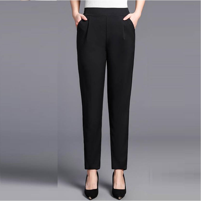 Quần baggy lưng chun công sở QT34