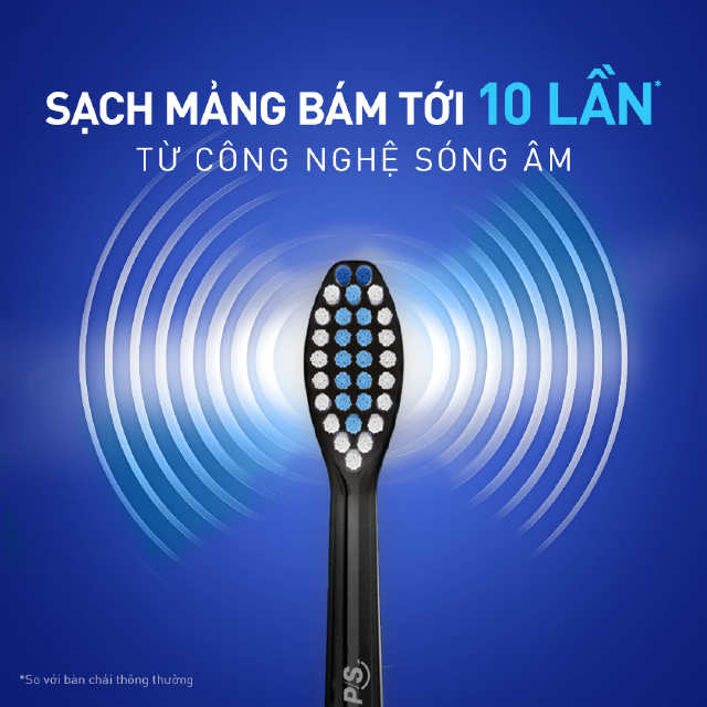 Bàn chải điện p s s100 pro - công nghệ sóng âm, chải sạch mảng bám tới 10x - ảnh sản phẩm 3